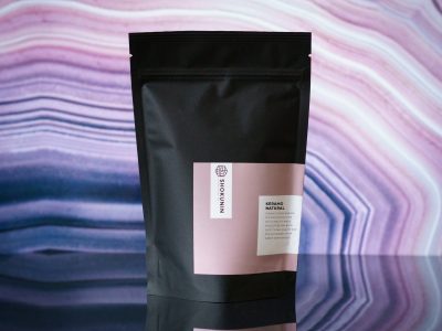 A bag of Keramo Natural coffee
